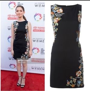 Alice + Olivia Black Dress Embellished